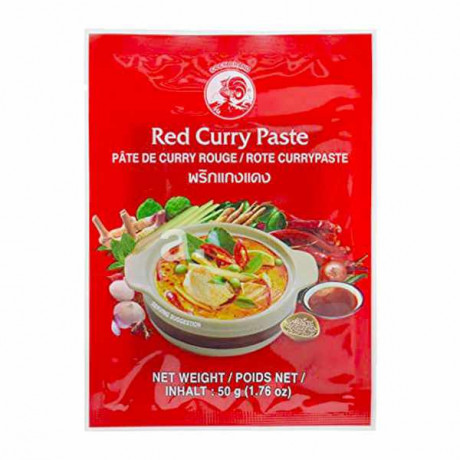 Cock brand red curry paste 50g