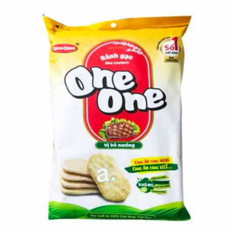 One one rice crackers BBQ 150g