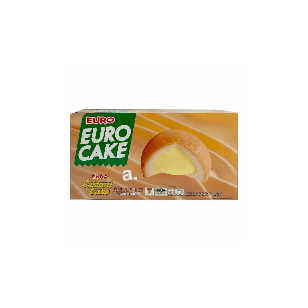 Amazon.com : Euro Strawberry Cake 144g. (ุ6 Pieces X 24g.) : Everything Else
