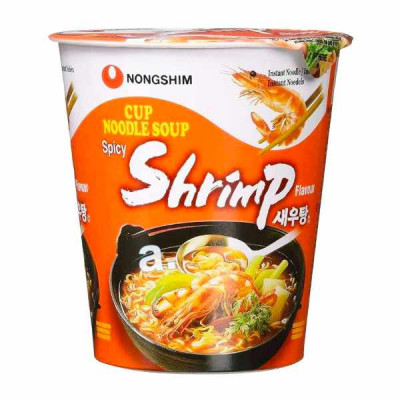 Nongshim Mì cốc ăn liền vị Tôm cay 67g