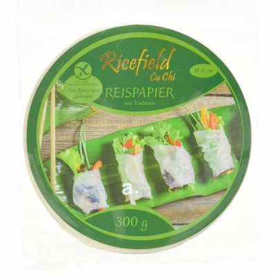 Ricefield Rice paper for Spring Rolls 16cm 300g