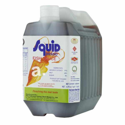 Nước mắm mực Squid can 4,5l