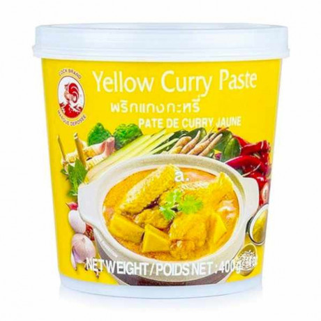 Cock brand yellow curry paste 400g